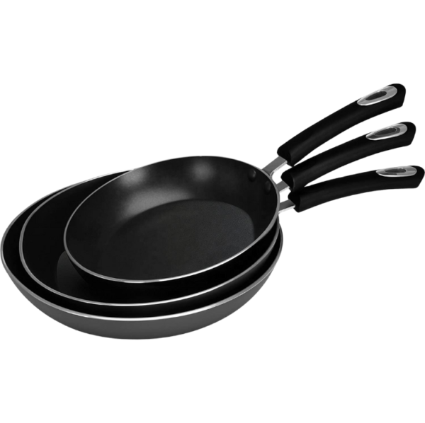 TriPan – 3-Piece Non-Stick Frying Pan Set with Induction Bottom - Image 2