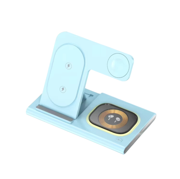 ChargeMate - 3-in-1 Foldable Fast Wireless Charging Station - Image 4