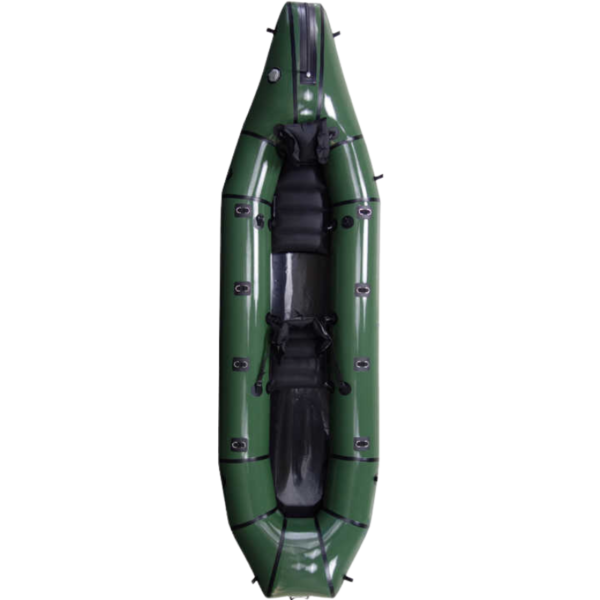 Factory 420D 2-Person Lightweight TPU/PVC Self-Bailing Inflatable Packraft