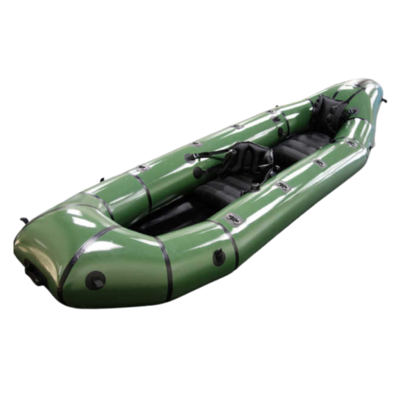 Factory 420D 2-Person Lightweight TPU/PVC Self-Bailing Inflatable Packraft - Image 2