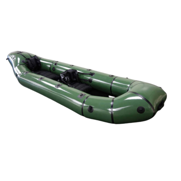 Factory 420D 2-Person Lightweight TPU/PVC Self-Bailing Inflatable Packraft - Image 3