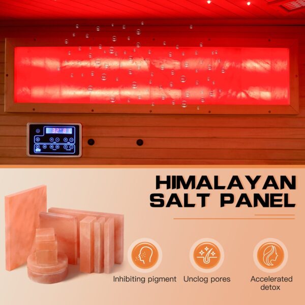EROMMY Infrared Sauna 4 Person with Full Spectrum Heaters for Home or Gym - Image 4