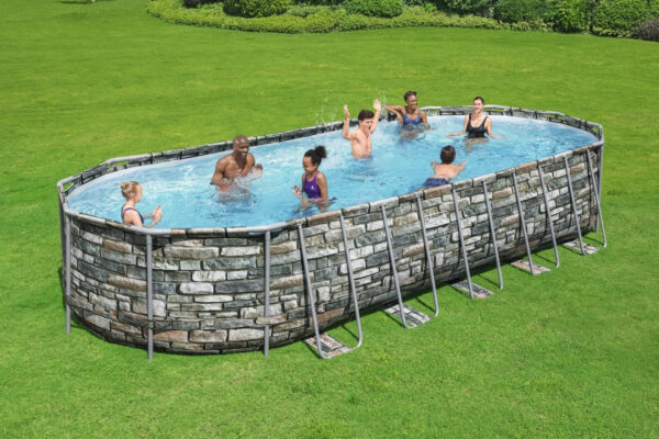Coleman Power Steel 26’ x 12’ x 52” Oval Above Ground Pool Set - Image 3