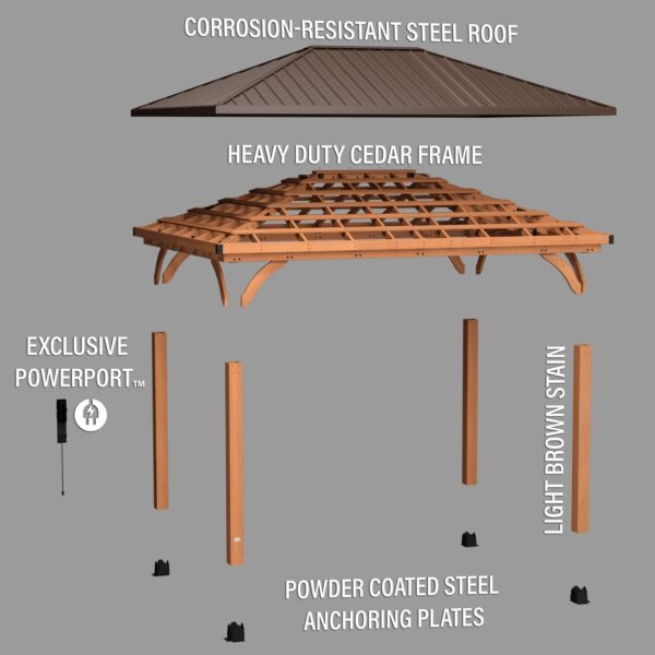 16x12 Barrington Gazebo - Image 15