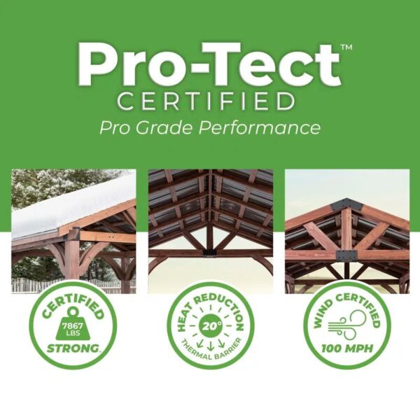 Arlington 12' X 12' Solid Wood Patio Gazebo - Image 12