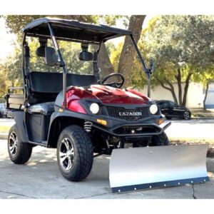 400cc 4x4 UTV With Snow Plow & VX Dump Bed Gas Golf Cart Utility Vehicle Snow Master VX ATV Plow Added