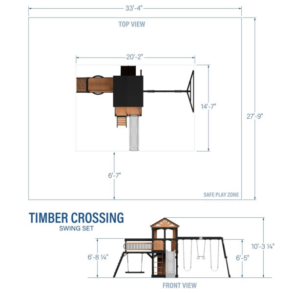 Timber Crossing Swing Set - Image 3