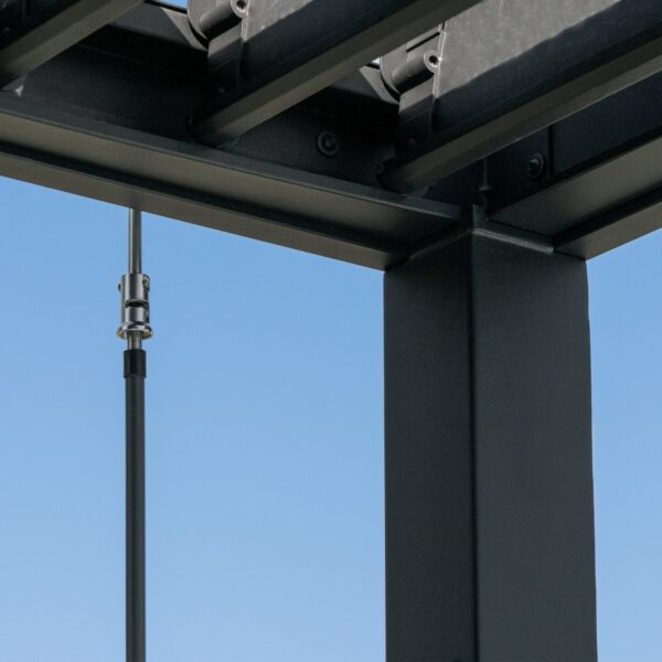 14x10 Sarasota Steel Louvered Pergola - Image 16