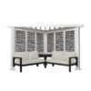 Ridgedale Modern Steel Pergola with Canopy / Finish: Red - Image 2