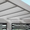 Ridgedale Modern Steel Pergola with Canopy / Finish: Red - Image 13