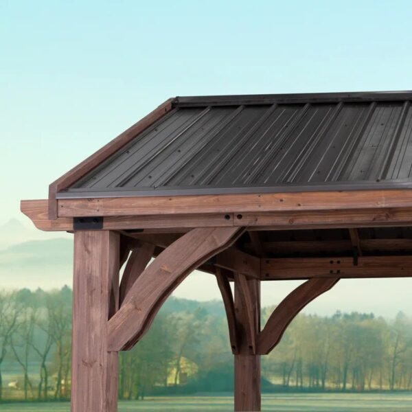 Arlington 12' X 12' Solid Wood Patio Gazebo - Image 7