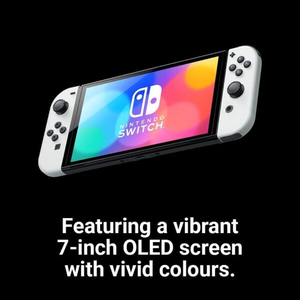 Nintendo Switch OLED Console 64GB – White - Image 3