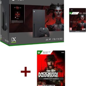 Xbox Series X – Diablo IV Bundle + Call of Duty: Modern Warfare III – Cross-Gen Bundle for Xbox One and Xbox Series X (Download Code) Refurbished
