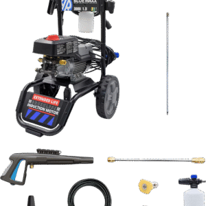AR Blue Clean Maxx 3000 Bundle Electric Pressure Washer with 12" Lance 3000 PSI 1.3 GPM New