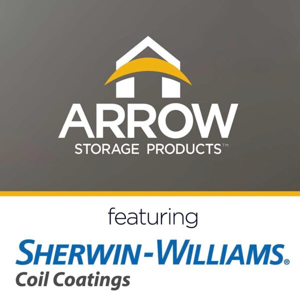 Arrow Carport, 12 ft. x 24ft. x 9ft. Charcoal 12′ x 24′ x 9′ - Image 12