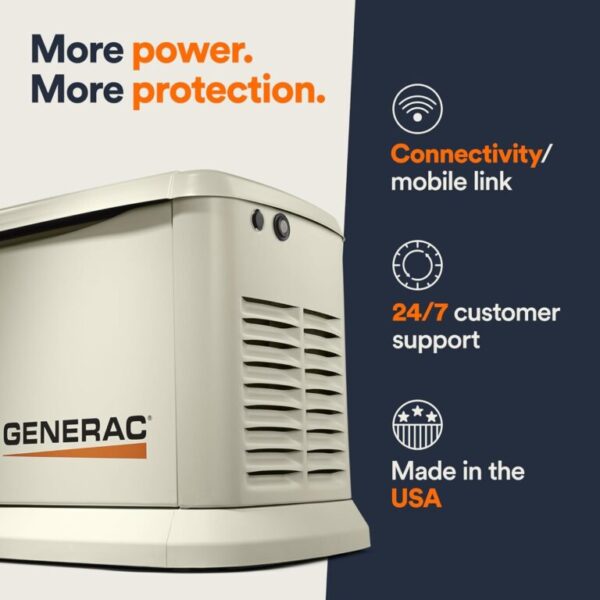 Generac 7210 24kW Air Cooled Guardian Series Home Standby Generator - Image 3