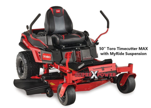 50" Toro Timecutter MAX with MyRide Suspension