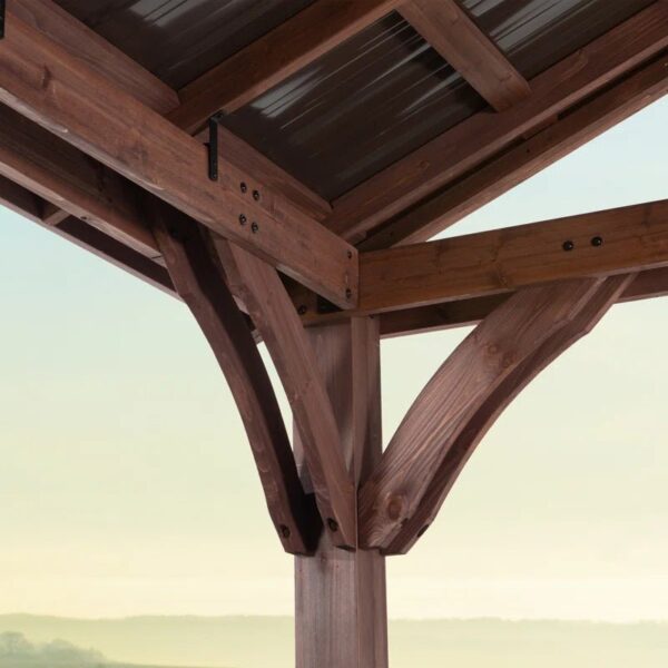 Arlington 12' X 12' Solid Wood Patio Gazebo - Image 9
