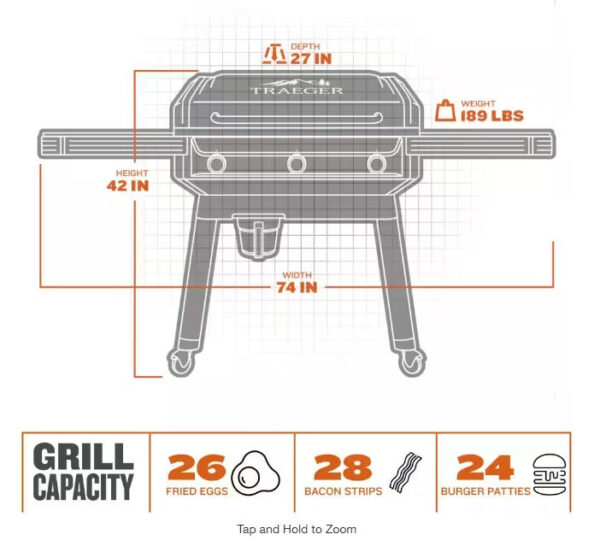 Traeger Flat Top Grill Flatrock™ Griddle - Image 18