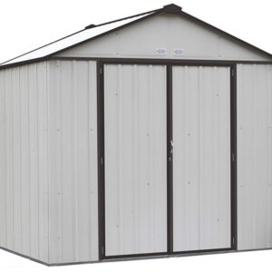 Arrow 8x7 Ezee Storage Shed Kit - Cream & Charcoal