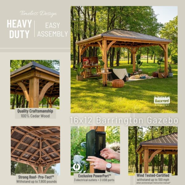 16x12 Barrington Gazebo - Image 13