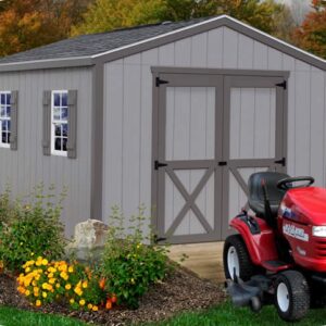Elm 10x12 Wood Storage Shed Kit - ALL Pre-Cut