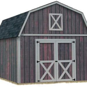 Denver 12x20 Wood Storage Shed Building Kit - ALL Pre-Cut