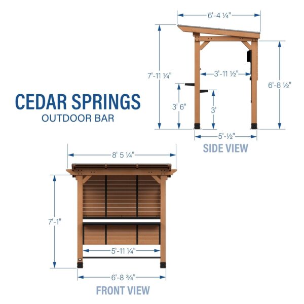 Cedar Springs Outdoor Bar - Image 3