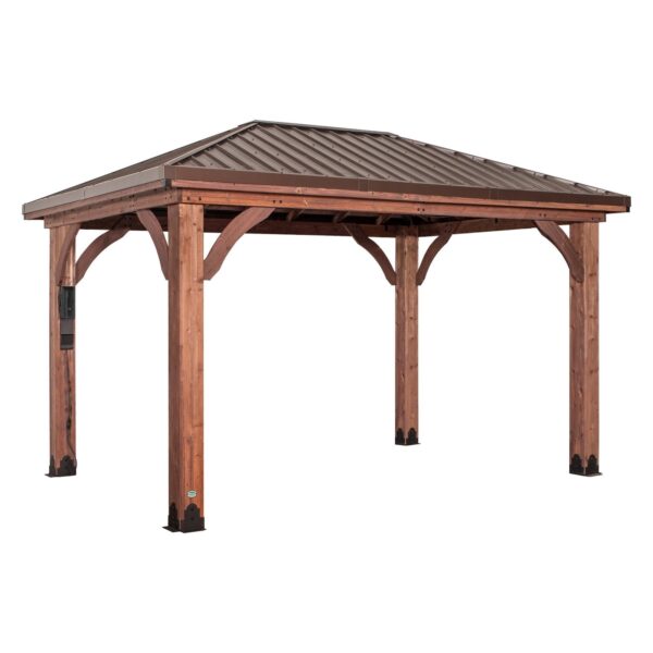 14x10 Cordova Gazebo-Dark Brown - Image 2