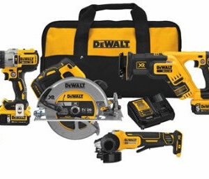 Dewalt 20V MAX XR Li-Ion 6 Tool Combo Kit #DCK695P2