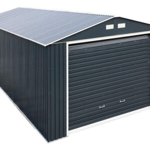 DuraMax 12x32 Gray Metal Storage Garage Building Kit
