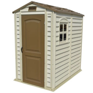 DuraMax 4x6 StorePro Vinyl Storage Shed Kit w/ Floor