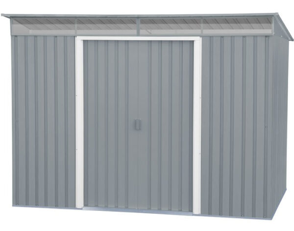 DuraMax 8x6 Pent Roof Metal Shed Kit w/ Skylights