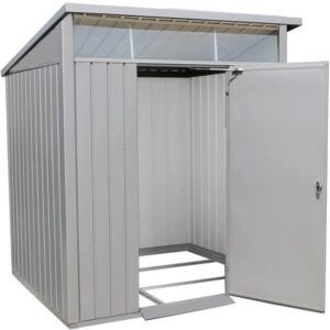 Duramax 6x5 Palladium Metal Shed Kit - Light Gray