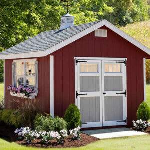 EZ-Fit Homestead 10x12 Wood Storage Shed Kit