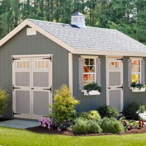 EZ-Fit Riverside 10x14 Wood Storage Shed Kit
