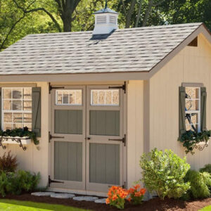 EZ-Fit Heritage 12x16 Wood Storage Shed Kit