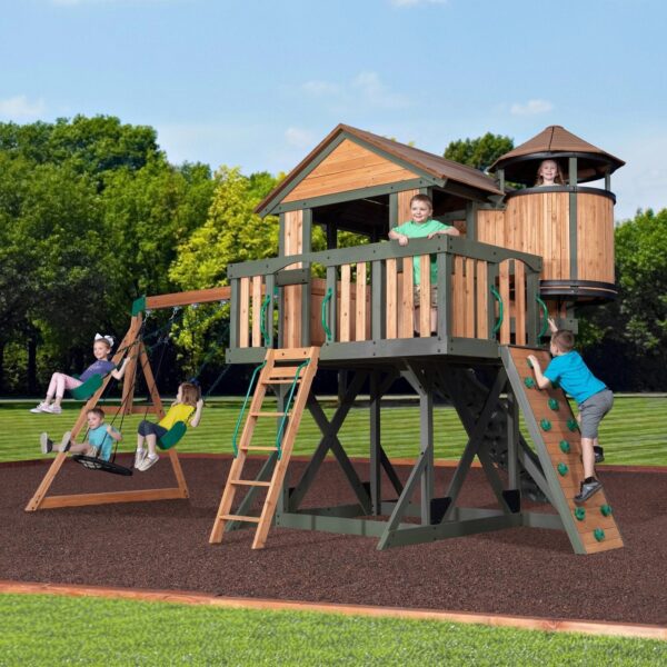 Eagles Nest Elite Swing Set - Image 14