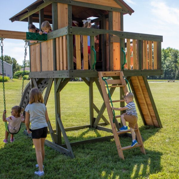 Eagles Nest Elite Swing Set - Image 13