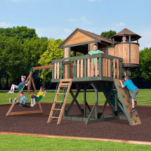 Eagles Nest Elite Swing Set - Image 24