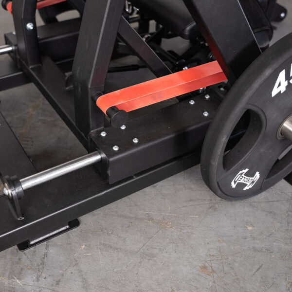 Excel Hip Thrust Glute Machine - Muscle D Fitness - Plate Loaded Hip Thrust - Band Compatable - Easily Adjustable - Image 12