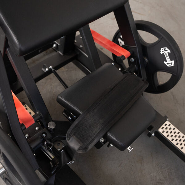 Excel Hip Thrust Glute Machine - Muscle D Fitness - Plate Loaded Hip Thrust - Band Compatable - Easily Adjustable - Image 11