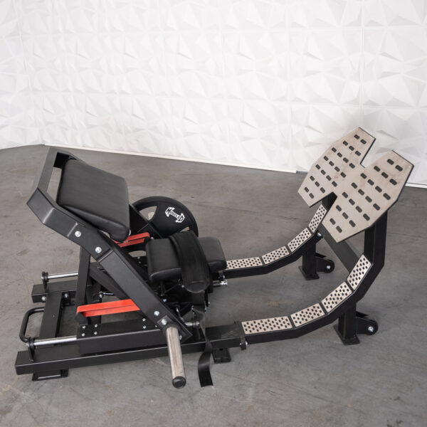Excel Hip Thrust Glute Machine - Muscle D Fitness - Plate Loaded Hip Thrust - Band Compatable - Easily Adjustable - Image 9