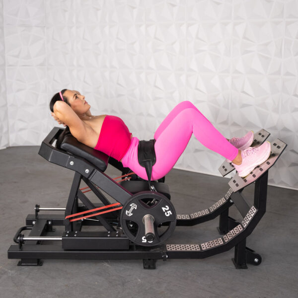 Excel Hip Thrust Glute Machine - Muscle D Fitness - Plate Loaded Hip Thrust - Band Compatable - Easily Adjustable - Image 2