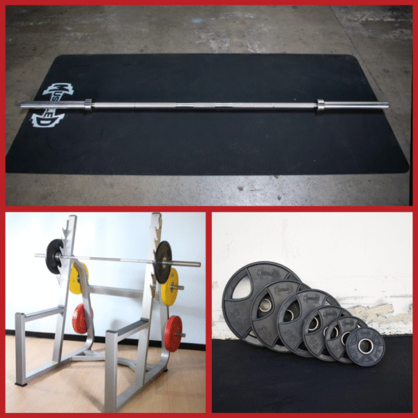 Commercial Squat Rack Kits - Muscle D Fitness - Gym Storage - Black / Silver - Image 11