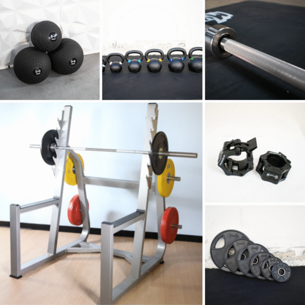 Commercial Squat Rack Kits - Muscle D Fitness - Gym Storage - Black / Silver - Image 10