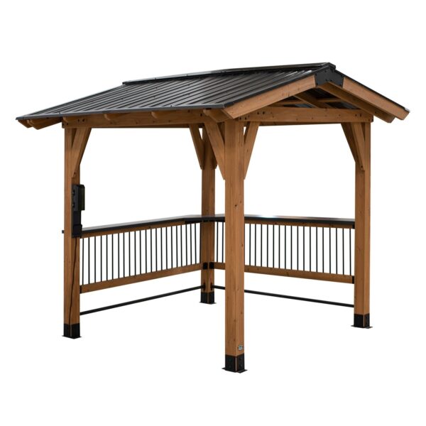Granada Grill Gazebo with Outdoor Bar - Image 3