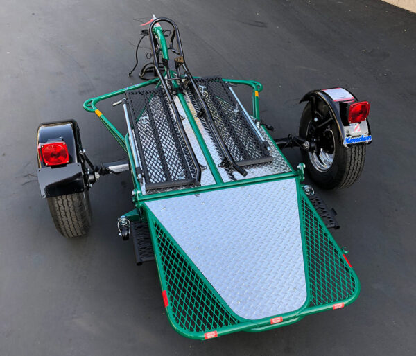 Single Ride-Up SRL Stand-Up™ Motorcycle Trailer - Image 17