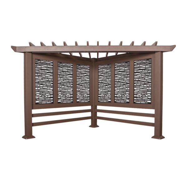 Hampton Traditional Steel Cabana Pergola - Image 2