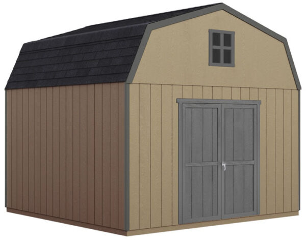Handy Home Hudson 12x12 Wood Storage Shed Kit